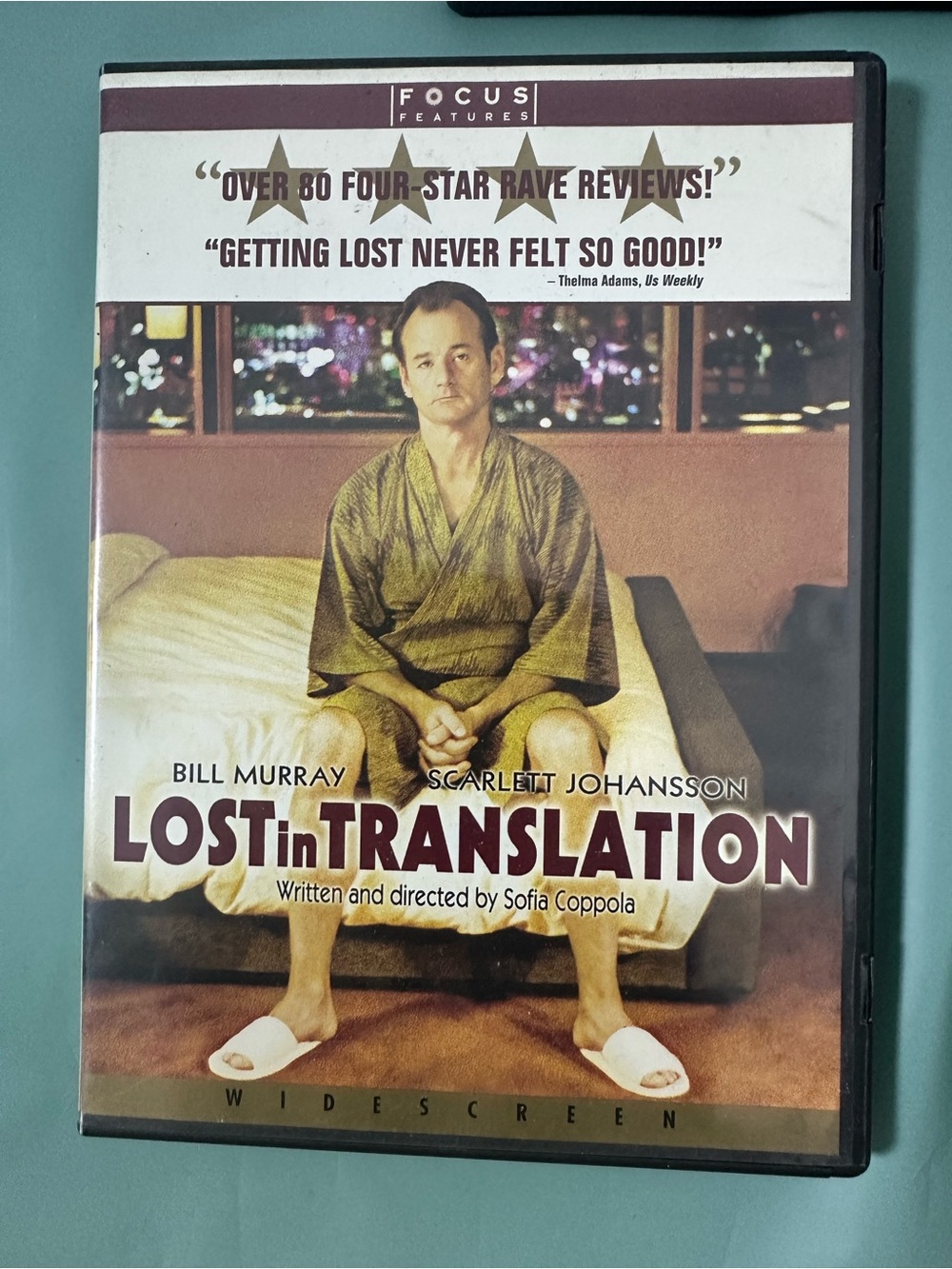 Lost In Translation DVD Sofia Coppola Bill Murray Scarlett Johansson Movie